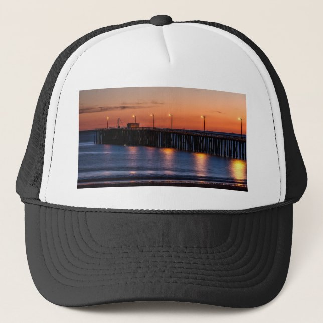 Pismo Strand-Pier Truckerkappe (Vorderseite)