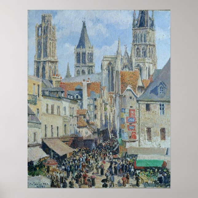 Pissarro - Alte Markusinsel Poster (Vorne)