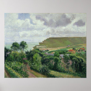 Pissarro - Aussicht auf Berneval 1900 Poster