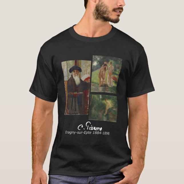 Pissarro Bilder Osny Berühmt 1882 bis 1884 T-Shirt (Vorderseite)