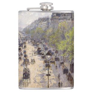 Pissarro - Boulevard Montmartre, Frühjahr Flachmann