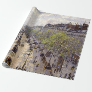 Pissarro - Boulevard Montmartre, Frühjahr Geschenkpapier