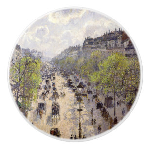 Pissarro - Boulevard Montmartre, Frühjahr Keramikknauf