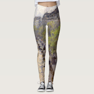 Pissarro - Boulevard Montmartre, Frühjahr Leggings