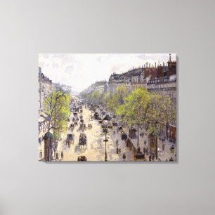 Pissarro - Boulevard Montmartre, Frühjahr Leinwanddruck