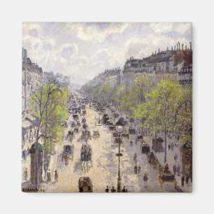 Pissarro - Boulevard Montmartre, Frühjahr Magnet