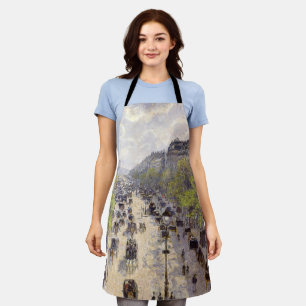 Pissarro - Boulevard Montmartre, Frühjahr Schürze