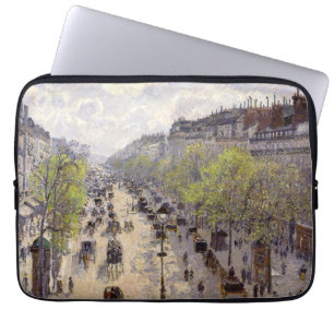 Pissarro - Boulevard Montmartre, Frühling Laptopschutzhülle
