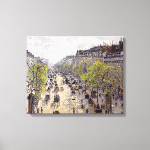 Pissarro - Boulevard Montmartre, Frühling Leinwanddruck