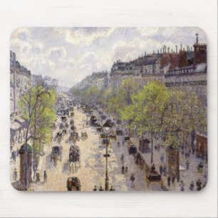 Pissarro - Boulevard Montmartre, Frühling Mousepad