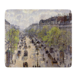 Pissarro - Boulevard Montmartre, Frühling Schneidebrett