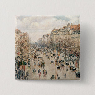 Pissarro - Boulevard Montmartre, Nachmittagslicht Button