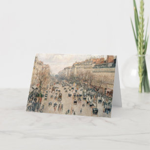 Pissarro - Boulevard Montmartre, Nachmittagslicht Karte