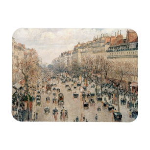 Pissarro - Boulevard Montmartre, Nachmittagslicht Magnet