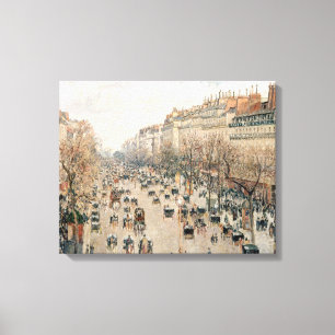 Pissarro - Boulevard Montmartre, Nachmittagssonne Leinwanddruck