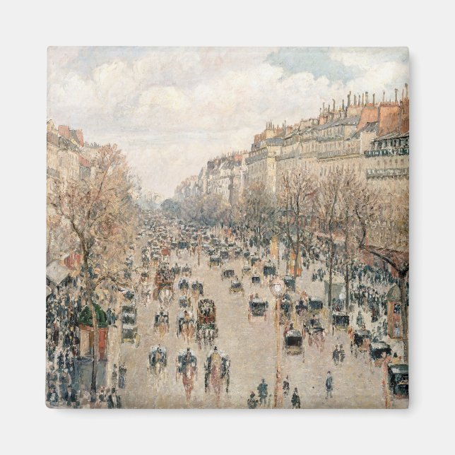 Pissarro - Boulevard Montmartre, Nachmittagssonne Magnet (Vorne)