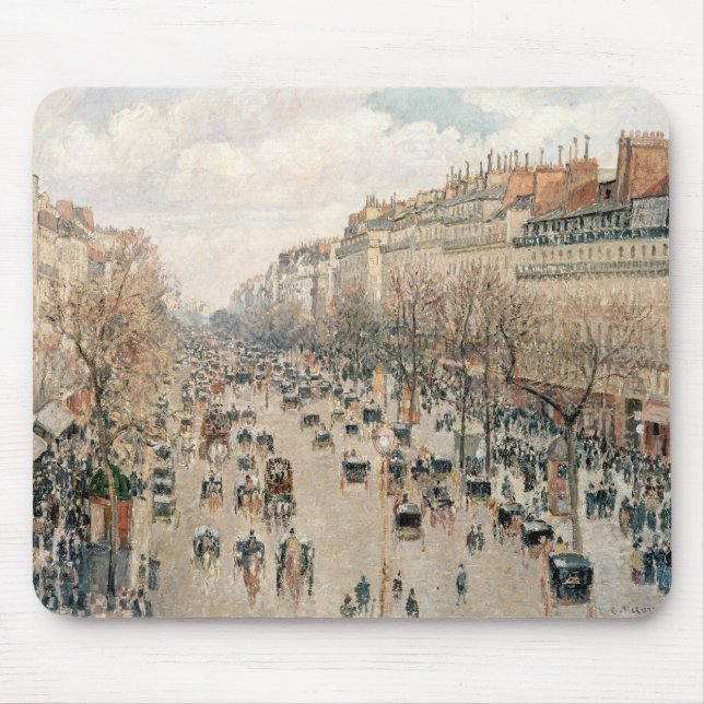 Pissarro - Boulevard Montmartre, Nachmittagssonne Mousepad (Vorne)