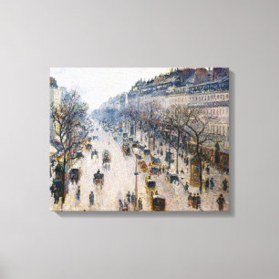 Pissarro - Boulevard Montmartre, Wintermorgen Leinwanddruck