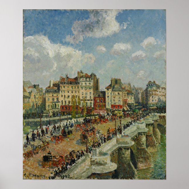 Pissarro - Der Pont-Neuf Poster (Vorne)
