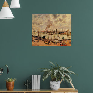 Pissarro - Der Port Le Havre Poster