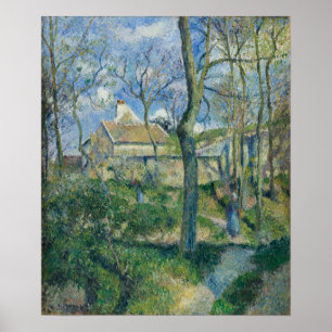 Pissarro - Der Weg zum Les Pouilleux Pontoise Poster
