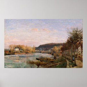Pissarro - Die Seine bei Bougival Poster
