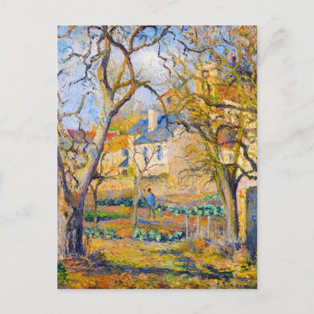 Pissarro Garden Postkarte (Vorderseite)
