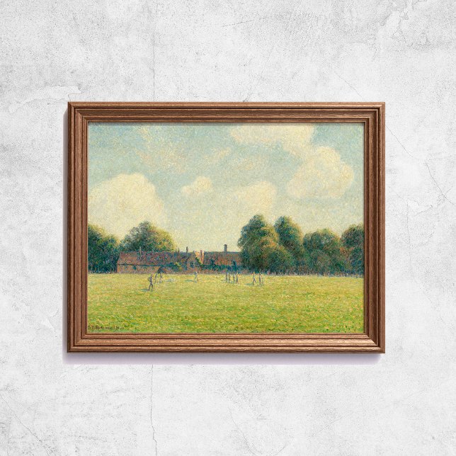 Pissarro Hampton Court Fantastische Alte Kunst Poster (Pissarro Hampton Court Famous Old Art Poster
)