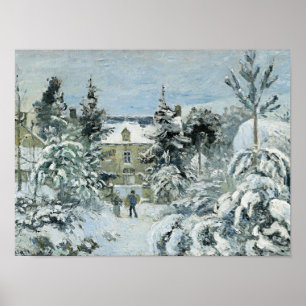 Pissarro - Haus Piette in Montfoucault, Poster