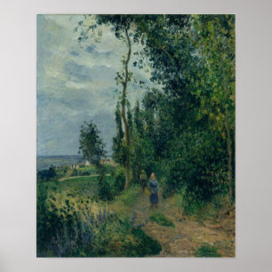 Pissarro - Hügel von Grouettes bei Pontoise 1878 Poster