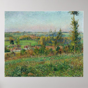 Pissarro - Hügel von Thierceville Outskirts Eragny Poster