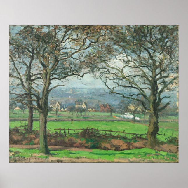 Pissarro - in der Nähe von Sydenham Hill Poster (Vorne)
