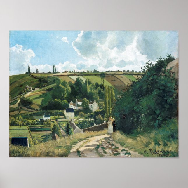 Pissarro - Jalais Hill, Pontoise, Poster (Vorne)