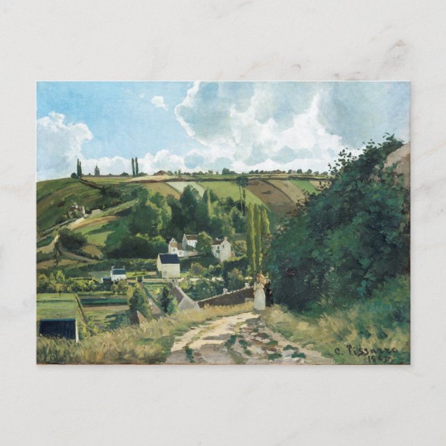 Pissarro - Jalais Hill, Pontoise, Postkarte (Vorderseite)