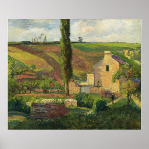 Pissarro - Mathurins Hill am Hermitage Pontoise Poster