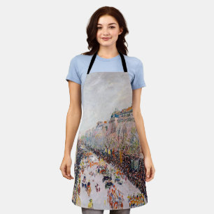 Pissarro - Montmartre, Mardi Gras am Boulevard Schürze