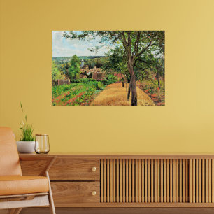 Pissarro - Obstgärten von Louveciennes, feine Kuns Poster
