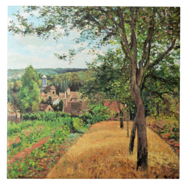 Pissarro - Orden von Louveciennes, schöne Kunst, Fliese (Vorderseite)