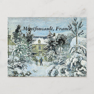Pissarro - Piette's House in Montfoucault Postkarte