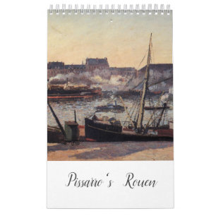 Pissarros Rouen-Kunst-Kalender (11" x 7") Kalender