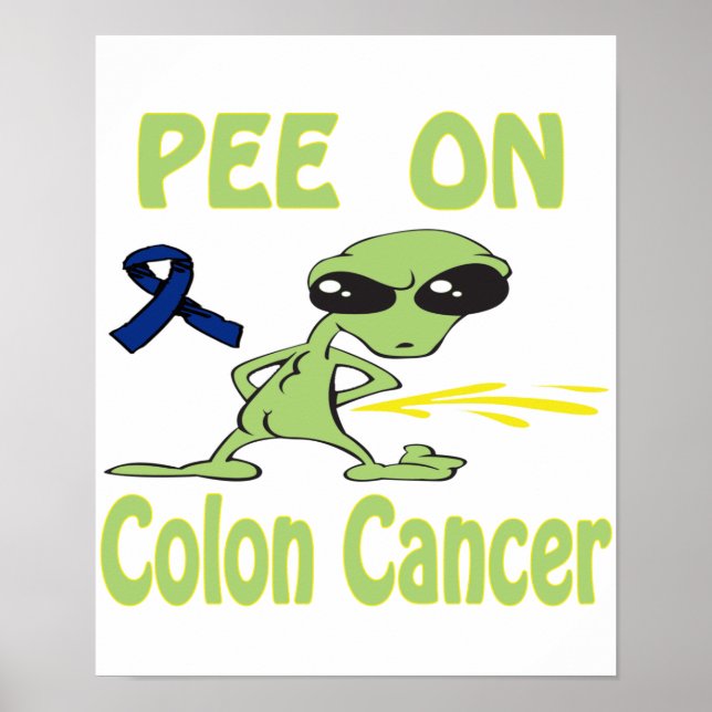 Pisse auf Colon Cancer Poster (Vorne)