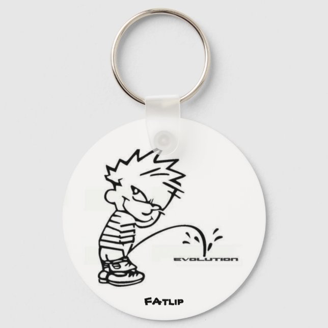 Pisse Lip Schlüsselanhänger (Vorderseite)