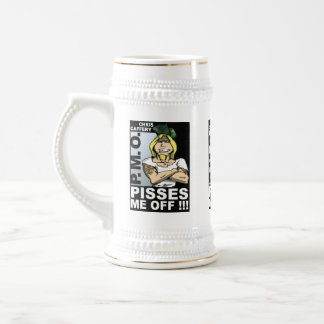 Pisses Me Off Beer Stein - ein Bild Bierglas