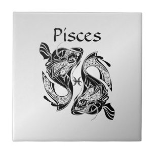 Pisst das Symbol und Zeichen der Fische Fliese