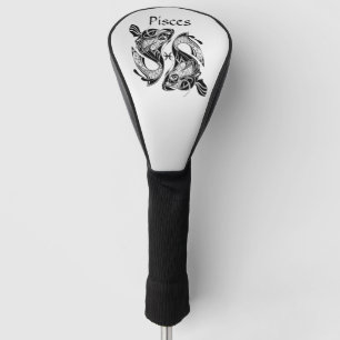 Pisst das Symbol und Zeichen der Fische Golf Headcover
