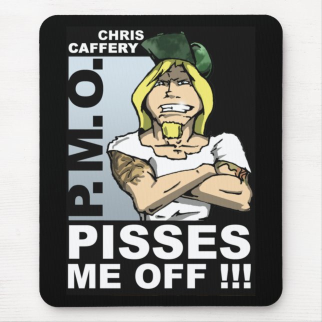 Pisst mir von der Maus Pad Mousepad (Vorne)