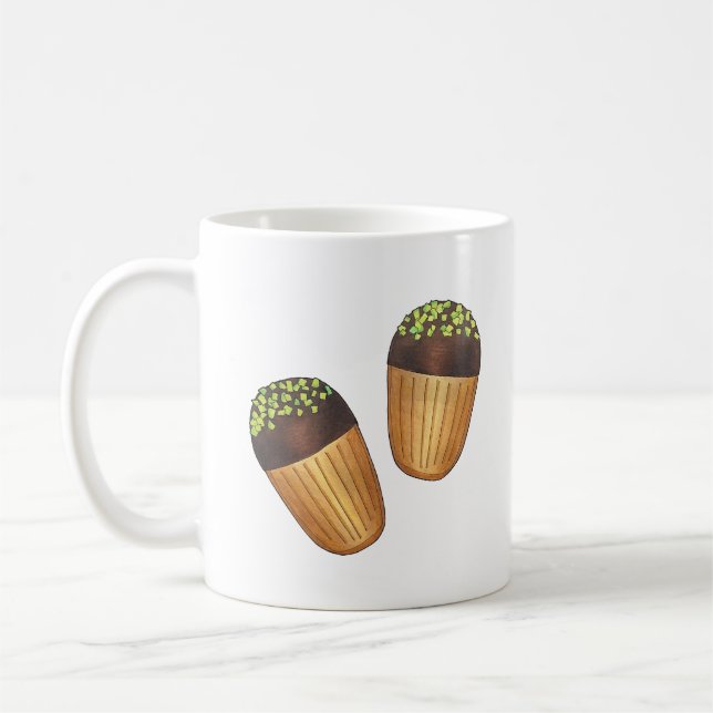 Pistachio Madeleines Patisserie Kaffeetasse (Links)