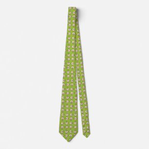 Pistachio Nut Seamless Pattern Krawatte