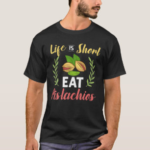Pistachio Nuts Tree Ice Cream Dessert Ungesalzener T-Shirt
