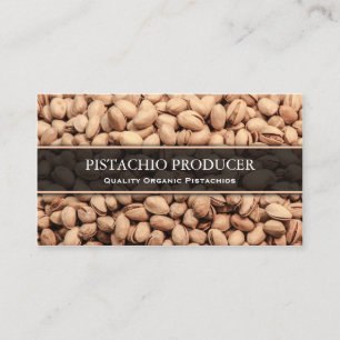 Pistachio Producer / Bauer Foto Business Card Visitenkarte